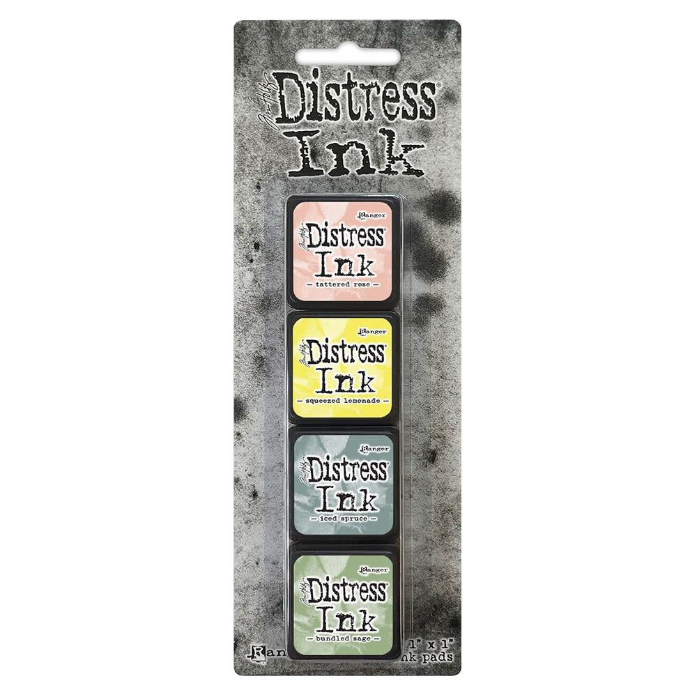 Tim Holtz Distress Mini Ink Pads 4/Pkg - Kit 10